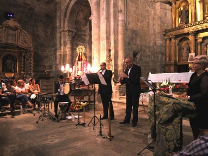 La música regresa a la iglesia de San Martín de Castañeda gracias a Románico Atlántico