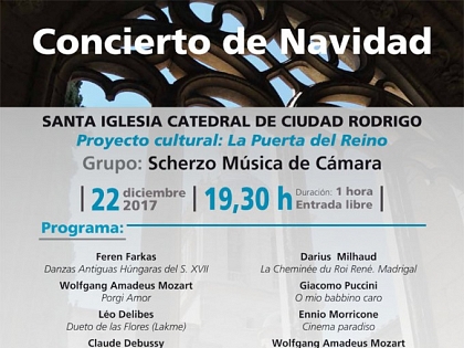 Concerto de Natal na catedral de Ciudad Rodrigo