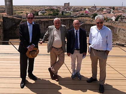 El cubo norte del Castillo de Ledesma recupera su esplendor 