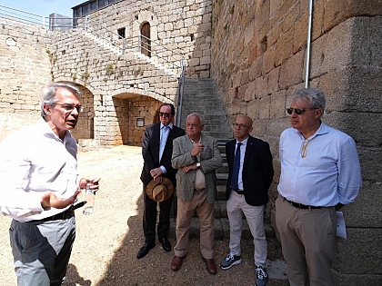El cubo norte del Castillo de Ledesma recupera su esplendor 